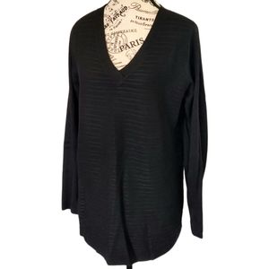 Hilary Radley Viscose Blend Women's Size Small V-Neck Sweater